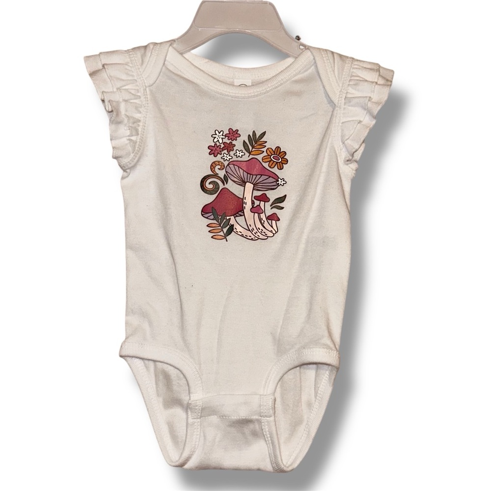 Custom Baby Girl Shroom Onesie